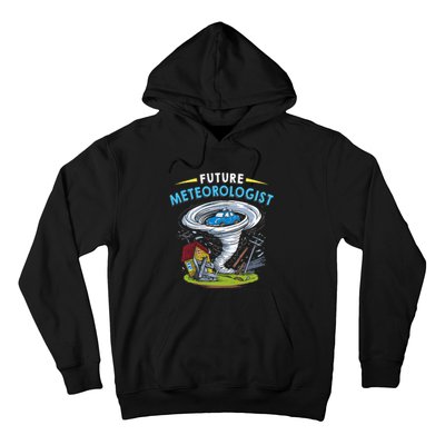 Future Meteorologist Costume Weathermen Tornado Hoodie