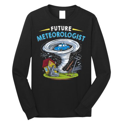 Future Meteorologist Costume Weathermen Tornado Long Sleeve Shirt