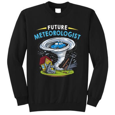 Future Meteorologist Costume Weathermen Tornado Sweatshirt