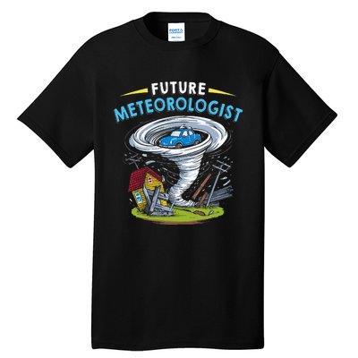 Future Meteorologist Costume Weathermen Tornado Tall T-Shirt