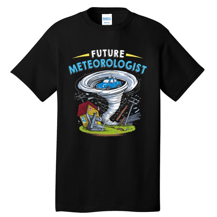 Future Meteorologist Costume Weathermen Tornado Tall T-Shirt