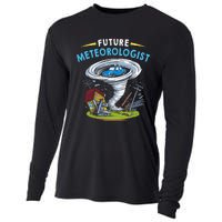 Future Meteorologist Costume Weathermen Tornado Cooling Performance Long Sleeve Crew