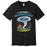 Future Meteorologist Costume Weathermen Tornado Premium T-Shirt