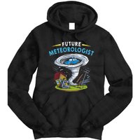 Future Meteorologist Costume Weathermen Tornado Tie Dye Hoodie