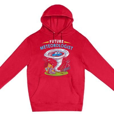 Future Meteorologist Costume Weathermen Tornado Premium Pullover Hoodie