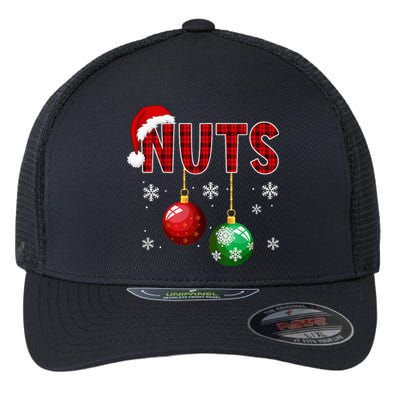 Funny Matching Chestnuts Christmas Couples Nuts Flexfit Unipanel Trucker Cap