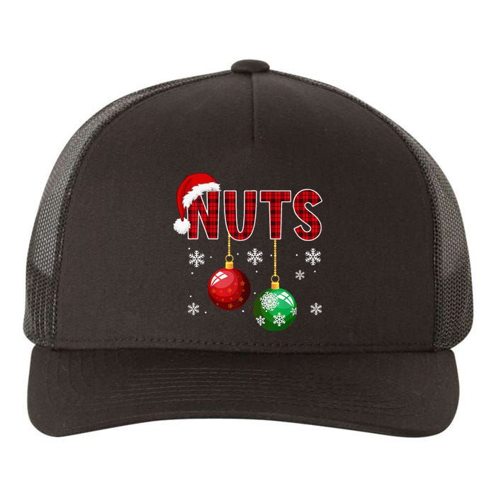 Funny Matching Chestnuts Christmas Couples Nuts Yupoong Adult 5-Panel Trucker Hat