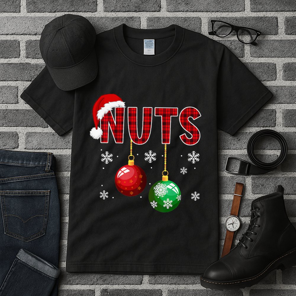 Funny Matching Chestnuts Christmas Couples Nuts Tall T-Shirt