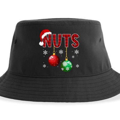 Funny Matching Chestnuts Christmas Couples Nuts Sustainable Bucket Hat