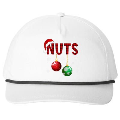 Funny Matching Chestnuts Christmas Couples Nuts Snapback Five-Panel Rope Hat