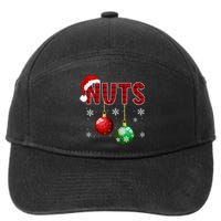 Funny Matching Chestnuts Christmas Couples Nuts 7-Panel Snapback Hat