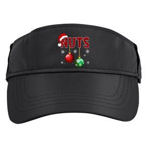 Funny Matching Chestnuts Christmas Couples Nuts Adult Drive Performance Visor