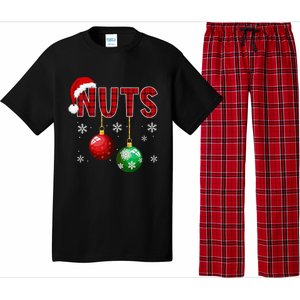 Funny Matching Chestnuts Christmas Couples Nuts Pajama Set