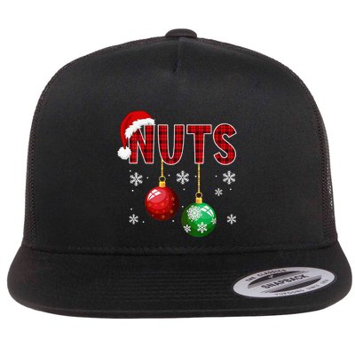 Funny Matching Chestnuts Christmas Couples Nuts Flatbill Hat