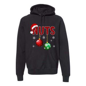 Funny Matching Chestnuts Christmas Couples Nuts Premium Hoodie