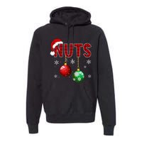 Funny Matching Chestnuts Christmas Couples Nuts Premium Hoodie