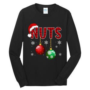 Funny Matching Chestnuts Christmas Couples Nuts Tall Long Sleeve T-Shirt