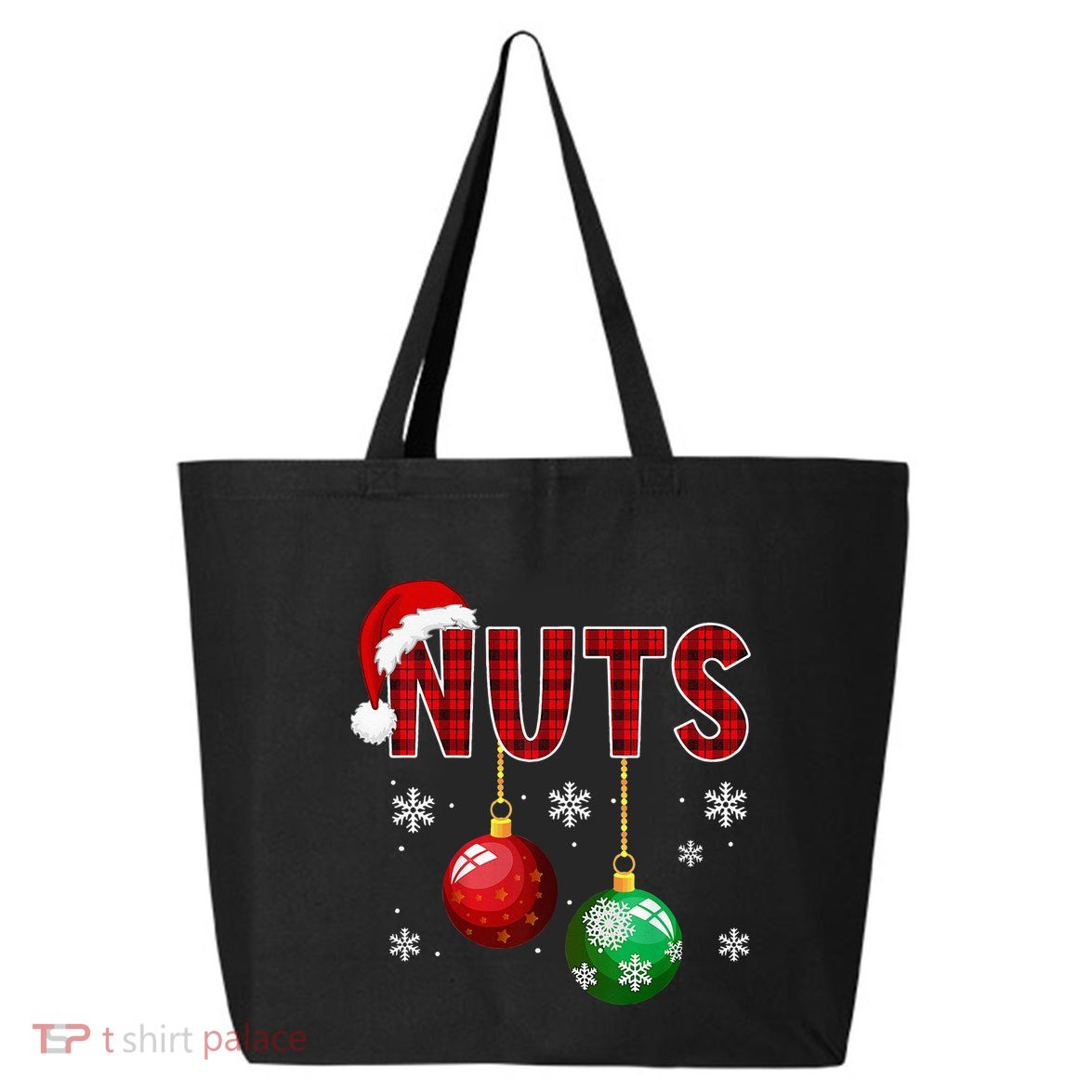 Funny Matching Chestnuts Christmas Couples Nuts 25L Jumbo Tote
