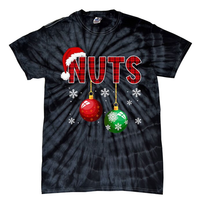 Funny Matching Chestnuts Christmas Couples Nuts Tie-Dye T-Shirt