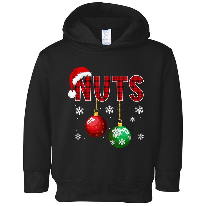 Funny Matching Chestnuts Christmas Couples Nuts Toddler Hoodie