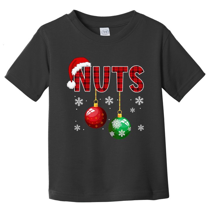 Funny Matching Chestnuts Christmas Couples Nuts Toddler T-Shirt