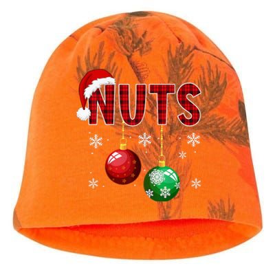 Funny Matching Chestnuts Christmas Couples Nuts Kati - Camo Knit Beanie