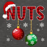Funny Matching Chestnuts Christmas Couples Nuts Vector Backpack