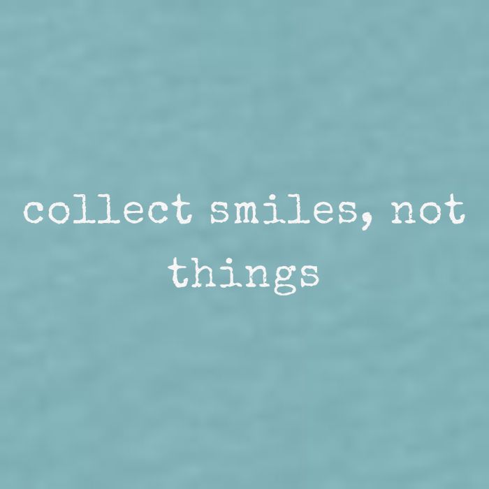 Funny Motivational Collect Smiles Not Things Sueded Cloud Jersey T-Shirt