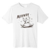 Funny Meowdy Cute Kitten Cat Country Western Vintage Tall Fusion ChromaSoft Performance T-Shirt