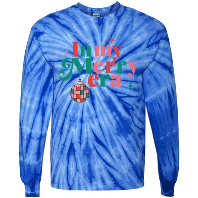 Funny Merry Christmas In My Merry Era Xmas Holiday Christmas  Tie-Dye Long Sleeve Shirt