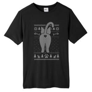 Family Matching Christmas Pajama Funny Cat Ugly Christmas Tall Fusion ChromaSoft Performance T-Shirt