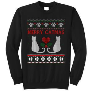 Funny Merry Catmas Ugly Christmas Sweater Sweatshirt