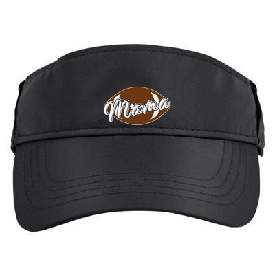 Football Mama, Cute Pee Wee League Mom Tee Adult Drive Performance Visor