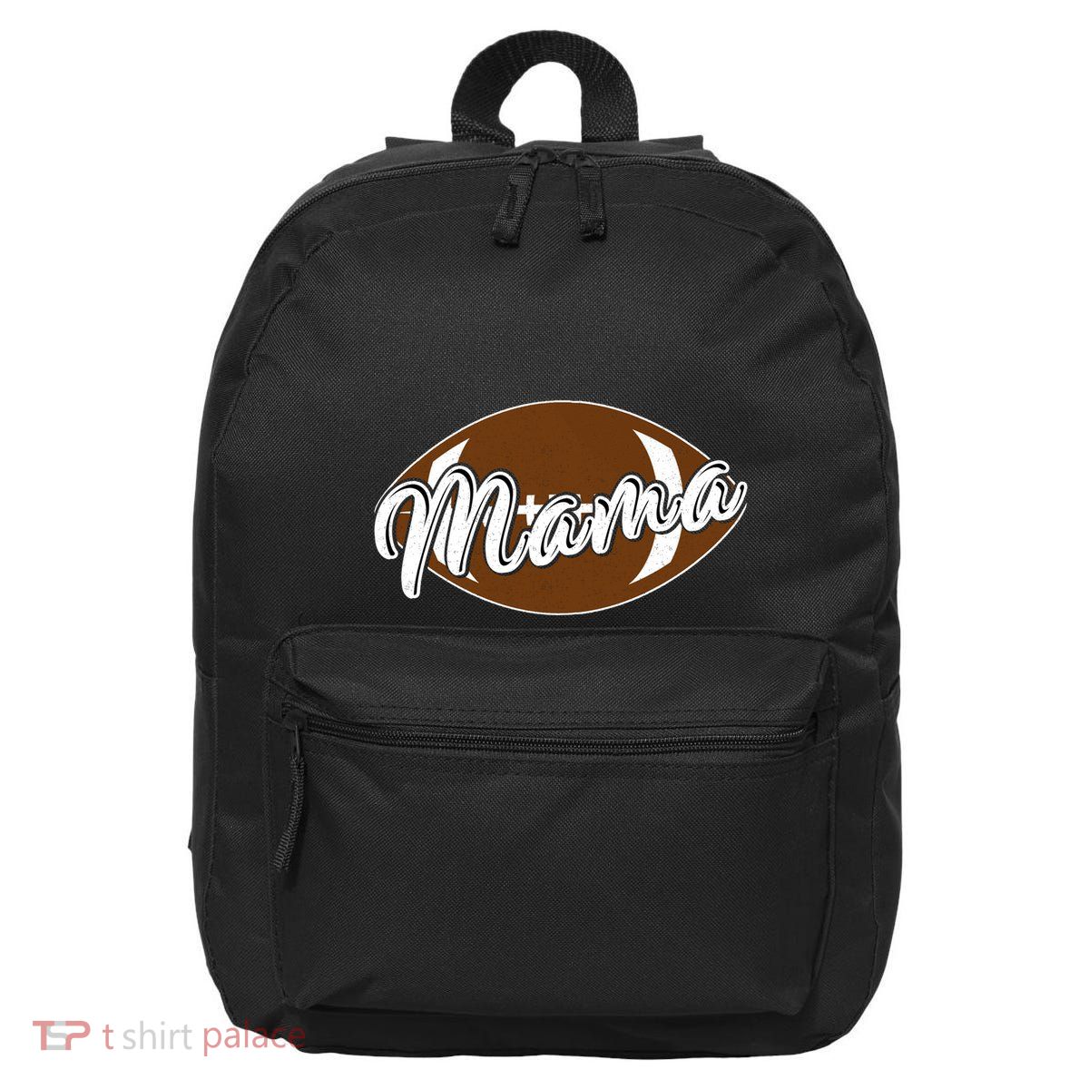 Football Mama, Cute Pee Wee League Mom Tee 16 in Basic Backpack