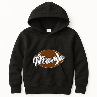 Football Mama, Cute Pee Wee League Mom Tee Kids Hoodie