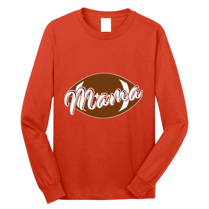 Football Mama, Cute Pee Wee League Mom Tee Long Sleeve Shirt