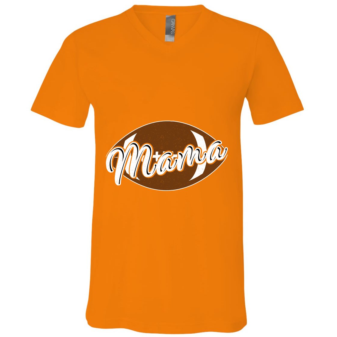 Football Mama, Cute Pee Wee League Mom Tee V-Neck T-Shirt