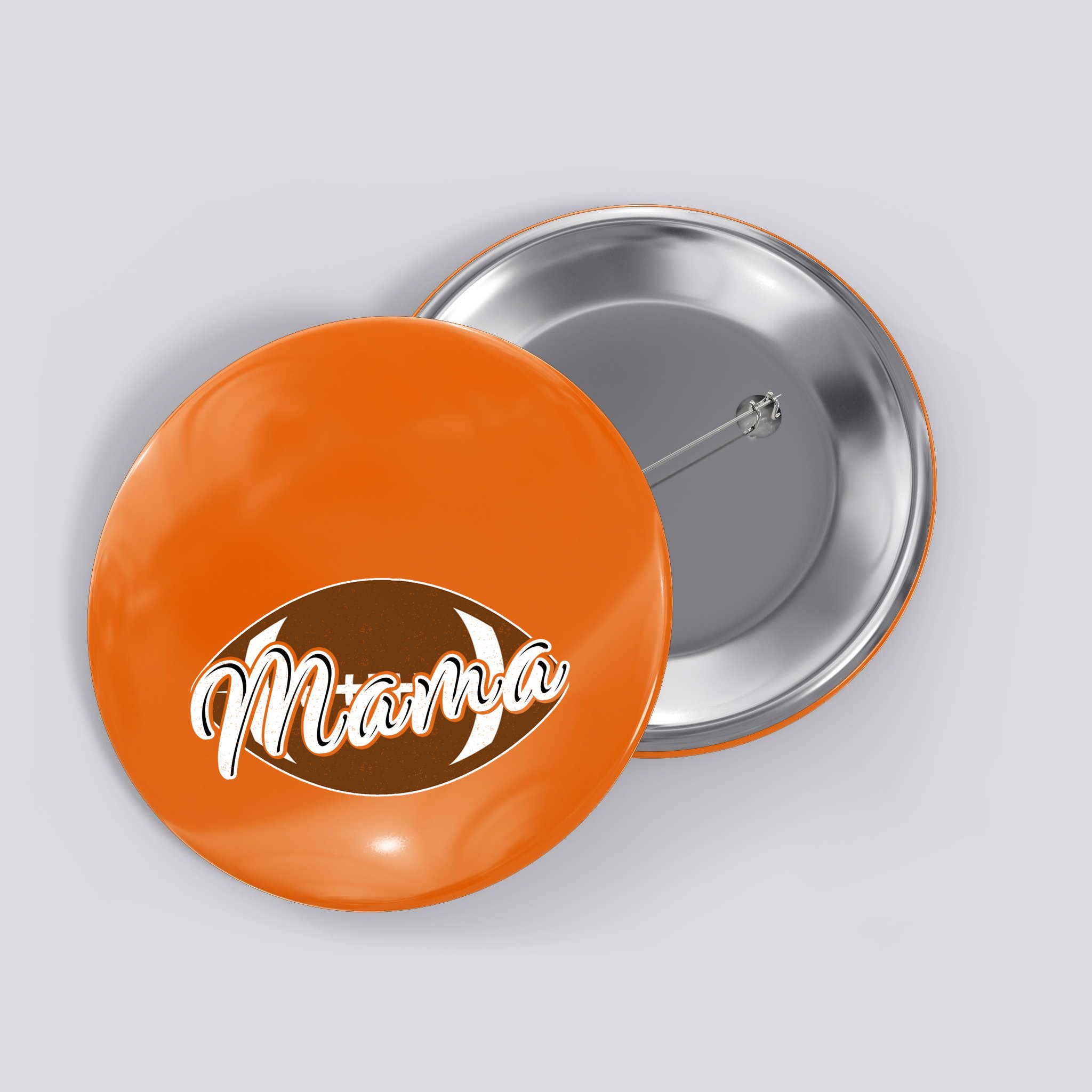 Football Mama, Cute Pee Wee League Mom Tee Button