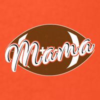 Football Mama, Cute Pee Wee League Mom Tee Button