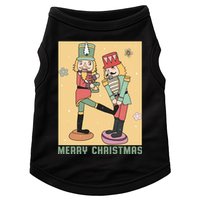 Funny Merry Christmas Nut Cracker Getting Nut Cracked Doggie Tank
