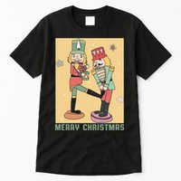 Funny Merry Christmas Nut Cracker Getting Nut Cracked Tall T-Shirt