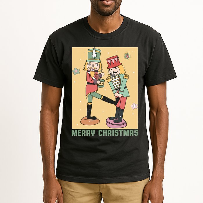Funny Merry Christmas Nut Cracker Getting Nut Cracked Tall T-Shirt