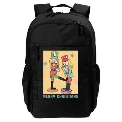 Funny Merry Christmas Nut Cracker Getting Nut Cracked Daily Commute Backpack