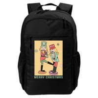 Funny Merry Christmas Nut Cracker Getting Nut Cracked Backpack