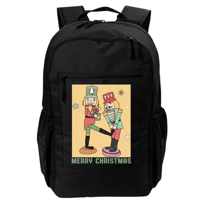 Funny Merry Christmas Nut Cracker Getting Nut Cracked Backpack