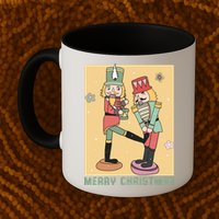 Funny Merry Christmas Nut Cracker Getting Nut Cracked Mug
