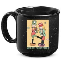 Funny Merry Christmas Nut Cracker Getting Nut Cracked 15oz Campfire Ceramic Mug
