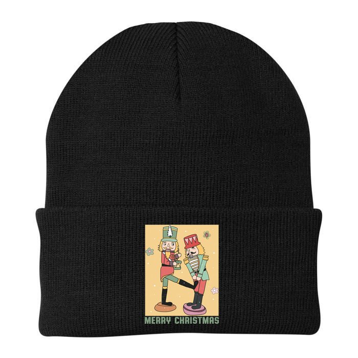 Funny Merry Christmas Nut Cracker Getting Nut Cracked Beanie