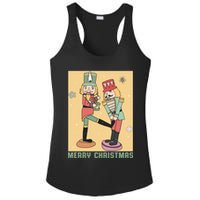 Funny Merry Christmas Nut Cracker Getting Nut Cracked Ladies PosiCharge Competitor Racerback Tank