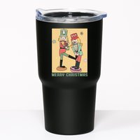 Funny Merry Christmas Nut Cracker Getting Nut Cracked Tumbler